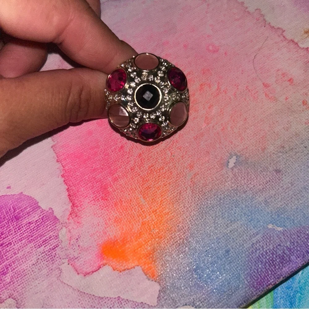Elegant Multicolor Statement Ring